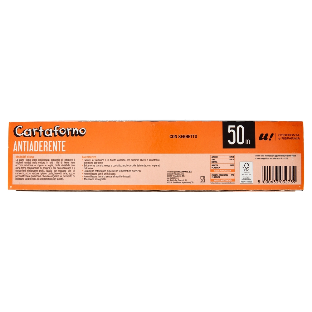 Cartaforno 50 m U! Confronta e Risparmia